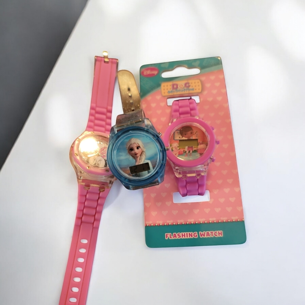Disney Princess Flashing Watches Set.
